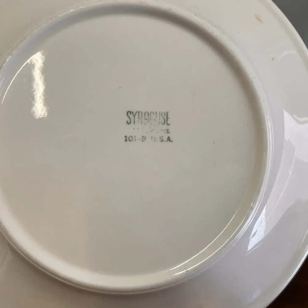 2 x Syracuse Restaurant Ware Indian Tree Pink Salad Plates 8” Replacement